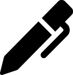 Pen Filled Diagonal Writing Tool Simple Line Art Svg, Free Vectors File